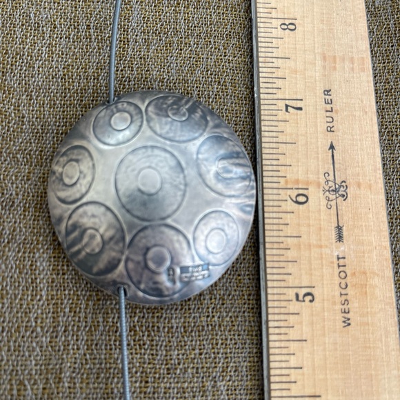 Forlano + Ford necklace on 18” oxidized silver chain. Reversible. One of a kind. - Picture 12 of 13